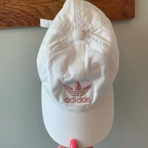 Pink adidas hat